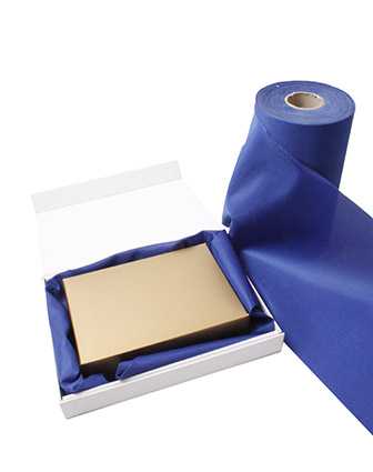 Opvul Stoflint Stof Labro Blauw 20cm x 30meter