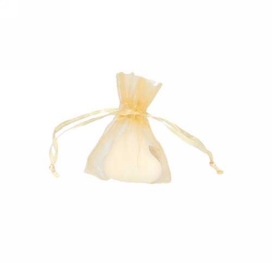 Organza zakjes Goud Super Mini 5x7.5cm 10stuks