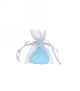 Organza zakjes Zilver Super Mini 5x7.5cm 10stuks