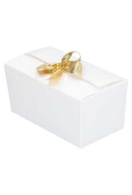 Bonbondoosjes Wit Bella 375 gram 12.7x7.3x6.2cm 25stuks