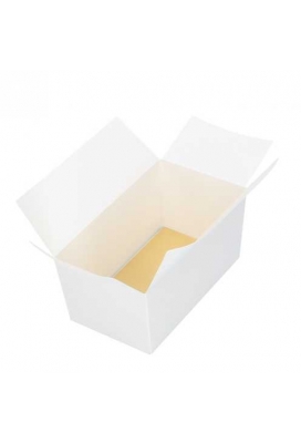 Bonbondoosjes Wit Bella 500 gram 13.4x7.7x6.8cm 25stuks