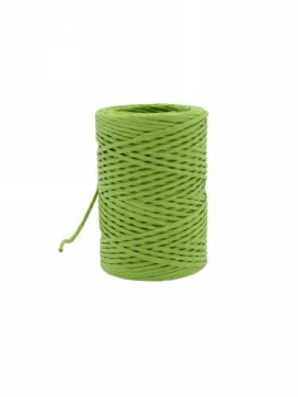 Papierkoord Met IJzerdraad Lime Groen 2mm x 50meter